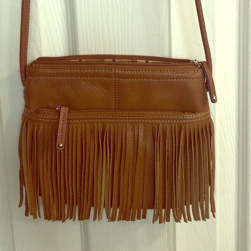 Tignanello fringe crossbody